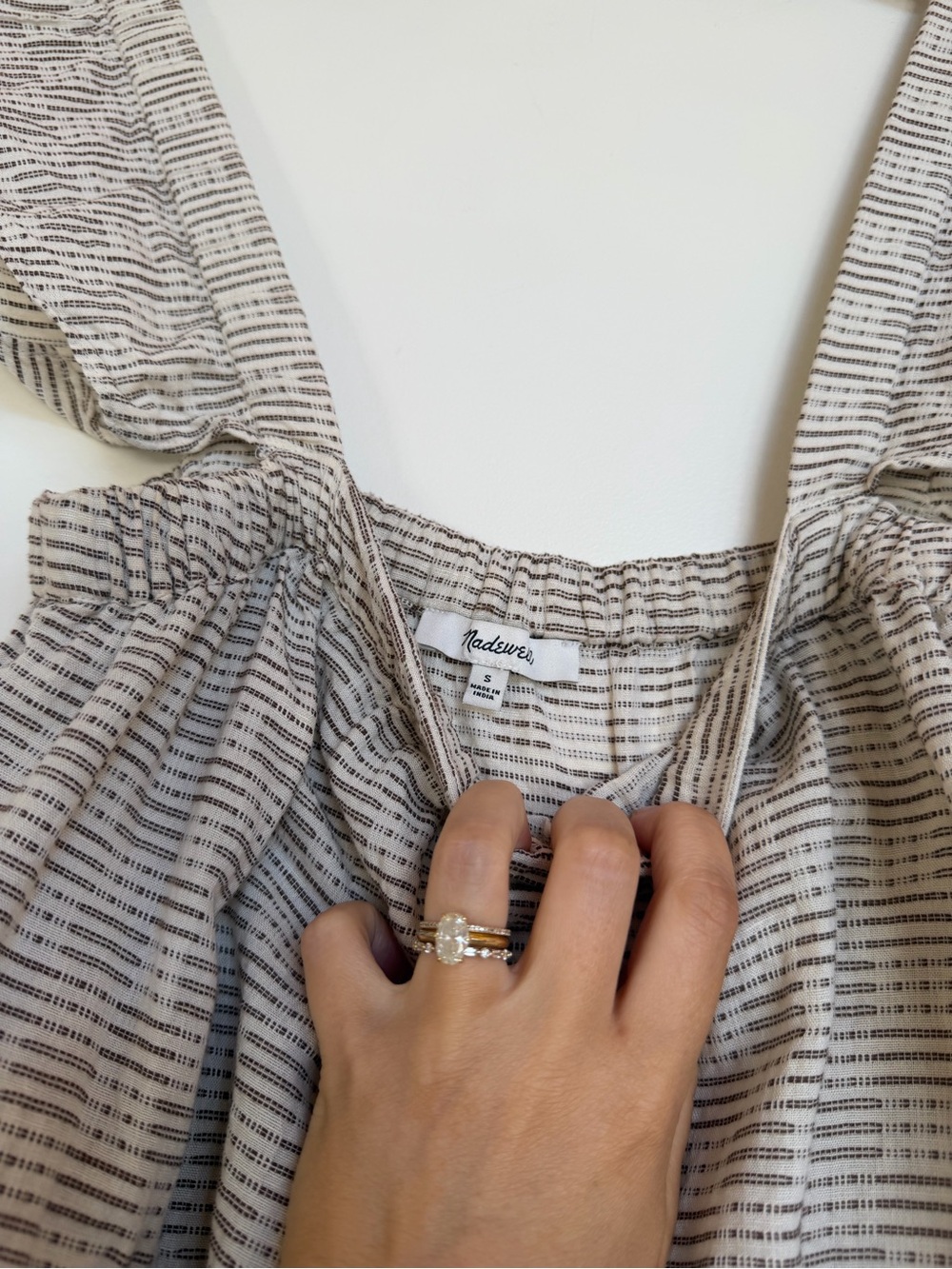 Madewell Cotton Linen Dress Small - Picture 7 of 9
